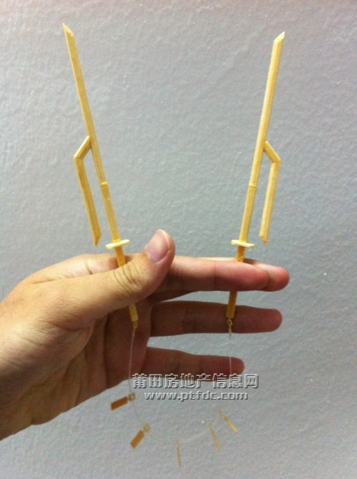 用筷子,牙签做