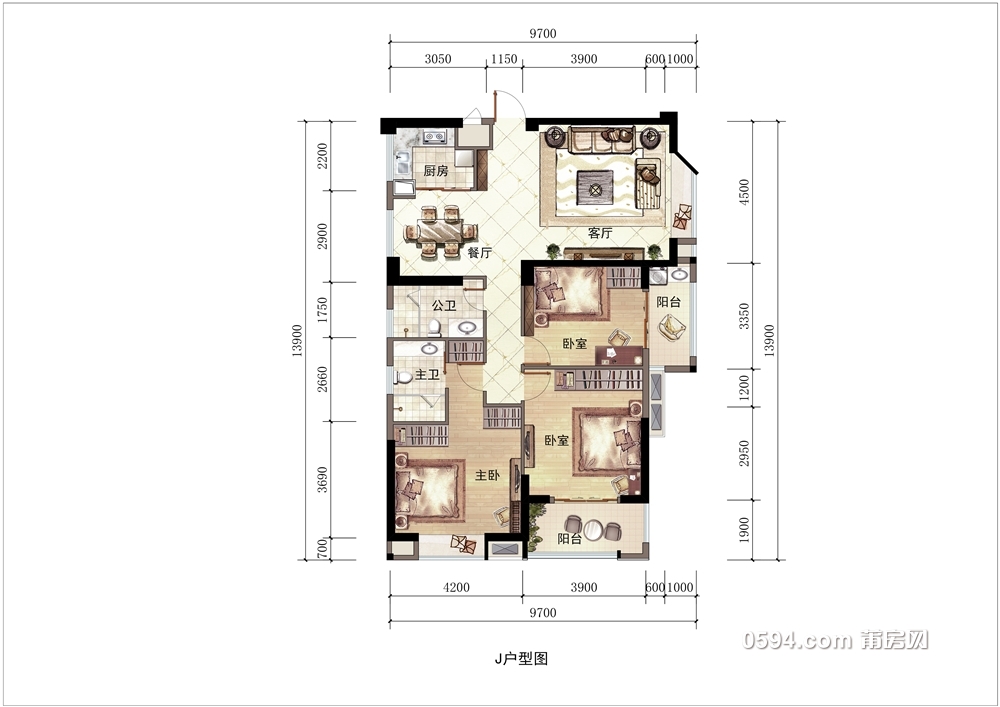 69 莆田市区其他楼盘 69 高清:万达旁-幸福家园效果图,户型图