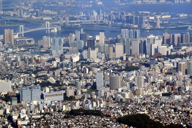 超震憾:日本东京城市全景图